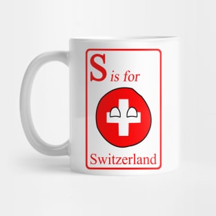 S is for Switzerlandball Mug